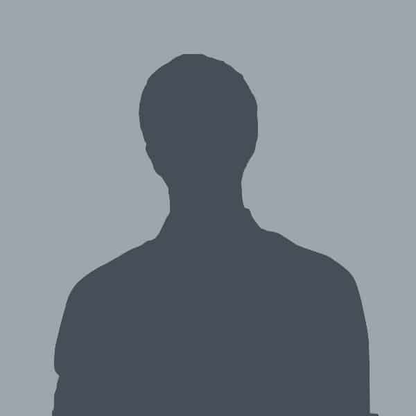 Silhouette einer Person als Platzhalter für ein Profilbild.